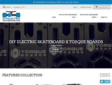 Tablet Screenshot of diyelectricskateboard.com